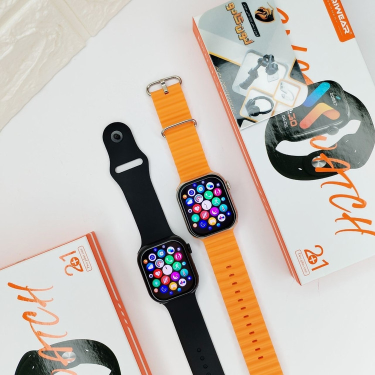 ساعت هوشمند 2 بند KEQIWEAR سری 10 کیفیت فوق العاده
