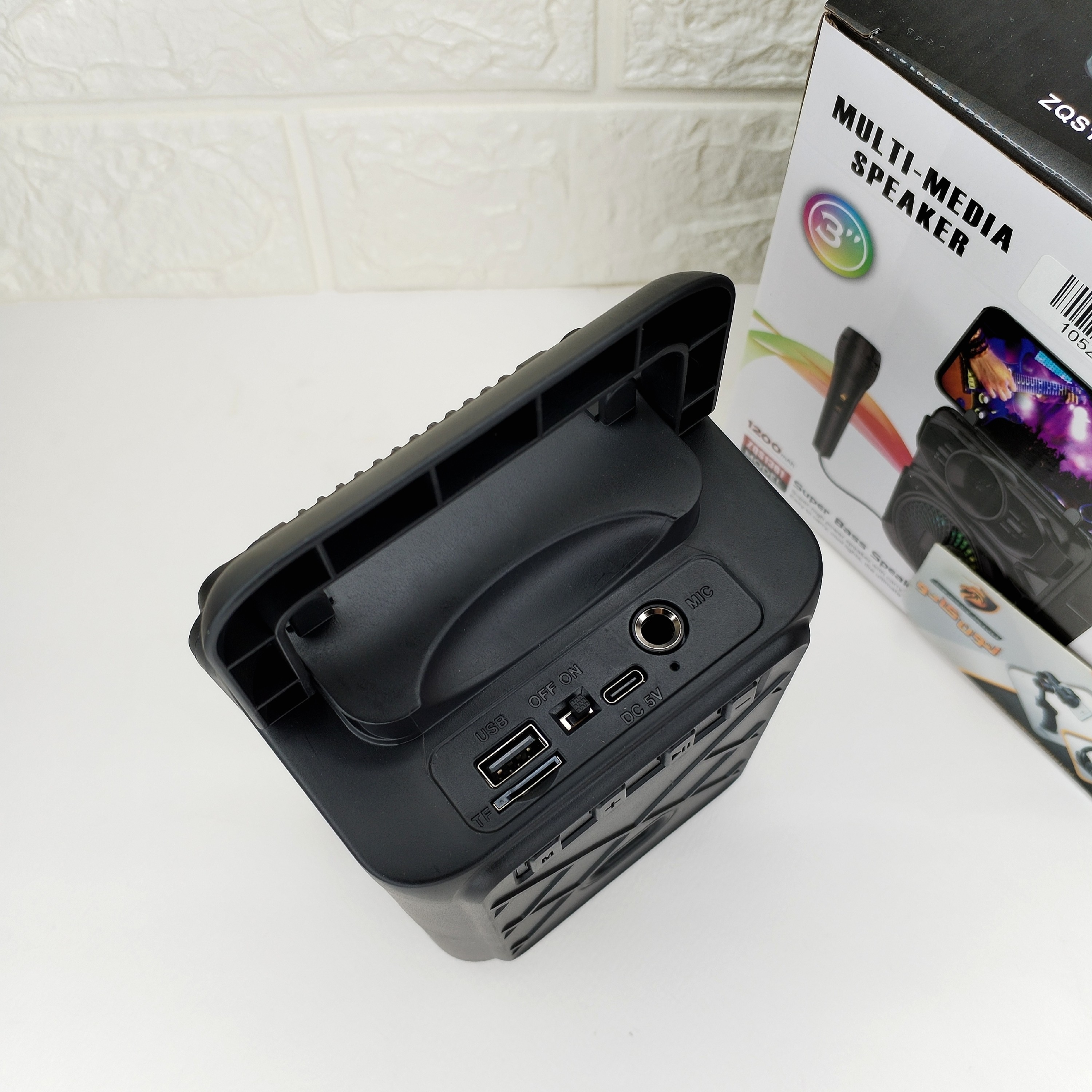 اسپیکر بلوتوثی رقص نوردار RGB به همراه میکروفون پخش صدا