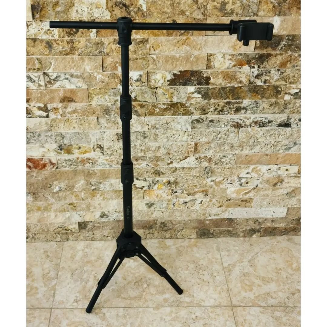 سه پایه T حرفه ای تاشو 2 متری به همراه هولدر نگهدارنده 360 درجه مناسب تولید محتوا (پس کرایه)