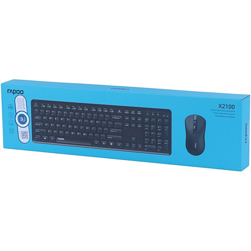 کیبورد و ماوس بی سیم رپو مدل X2100