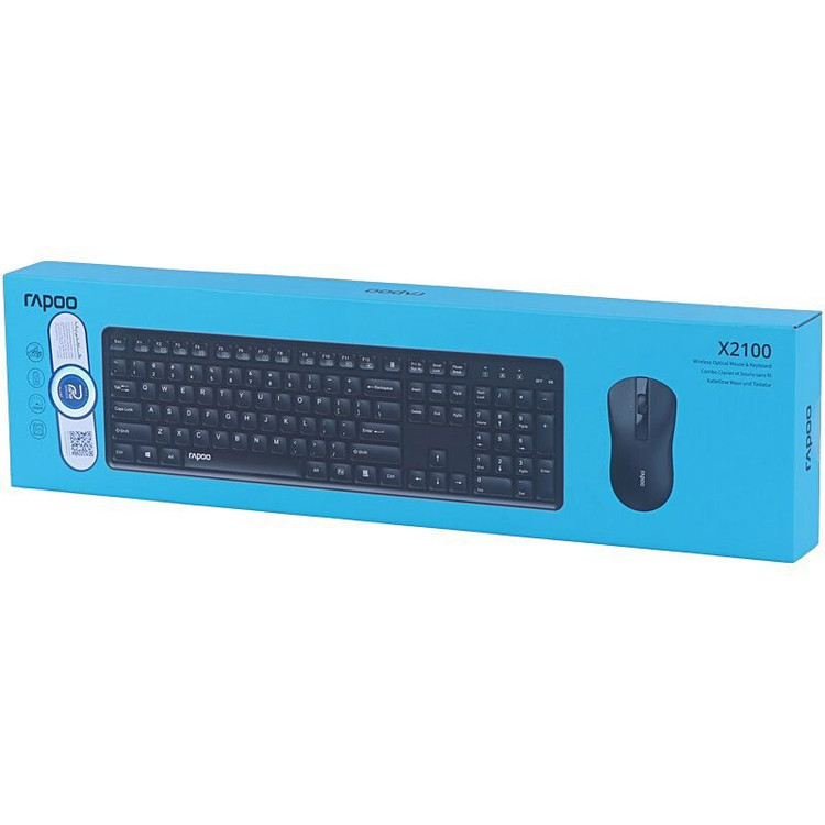 کیبورد و ماوس بی سیم رپو مدل X2100
