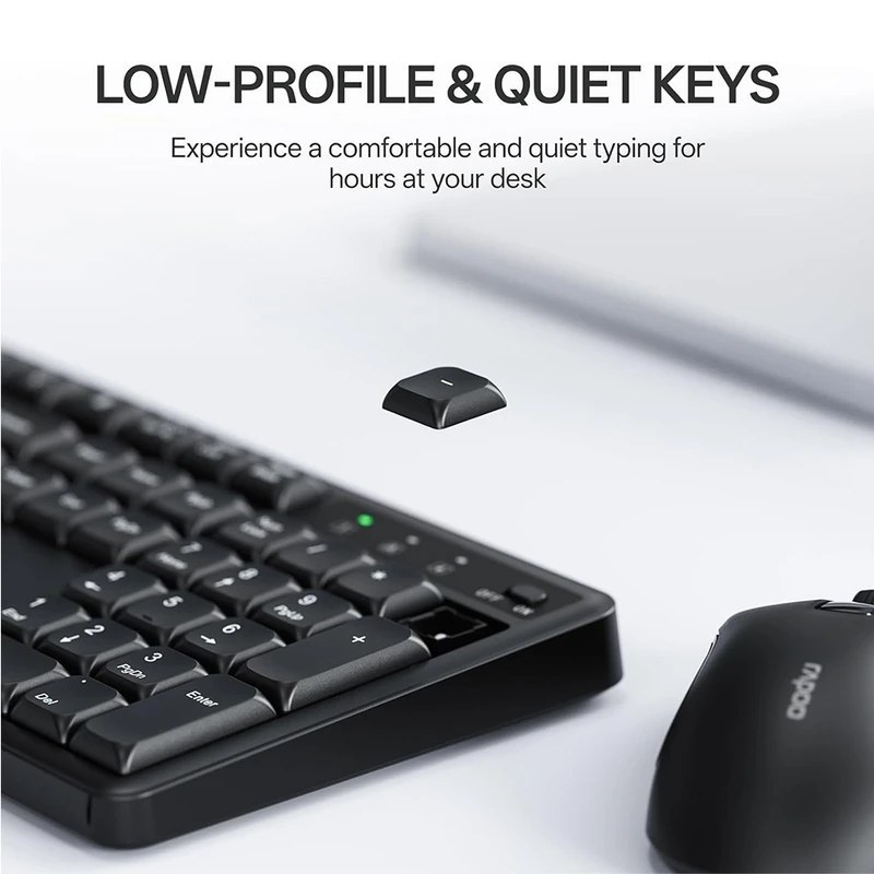 کیبورد و ماوس بی سیم رپو مدل X2100