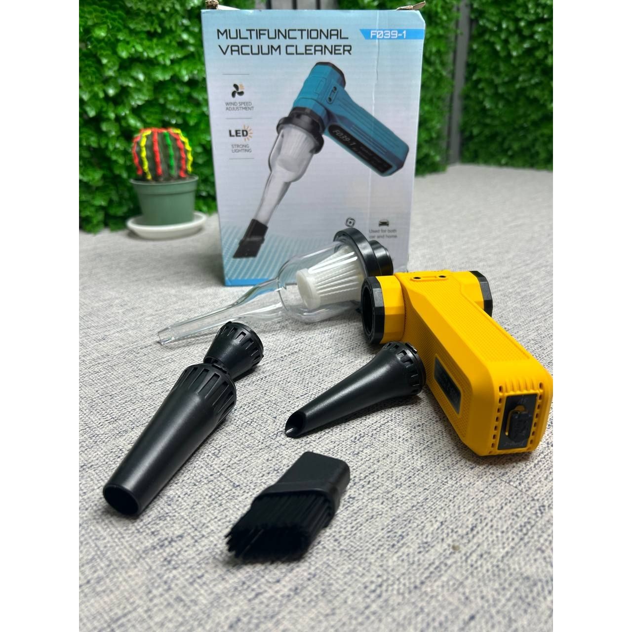 جت فن جارو شارژی دمنده مکنده F039 اصلی کیفیت عالی