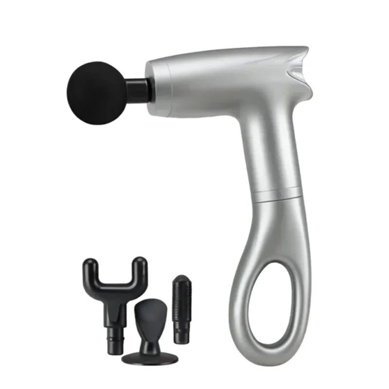 ماساژور تفنگی شارژی FASCIA GUN ماساژ عمیق عضلات با 4 سری مختلف کیفیت عالی