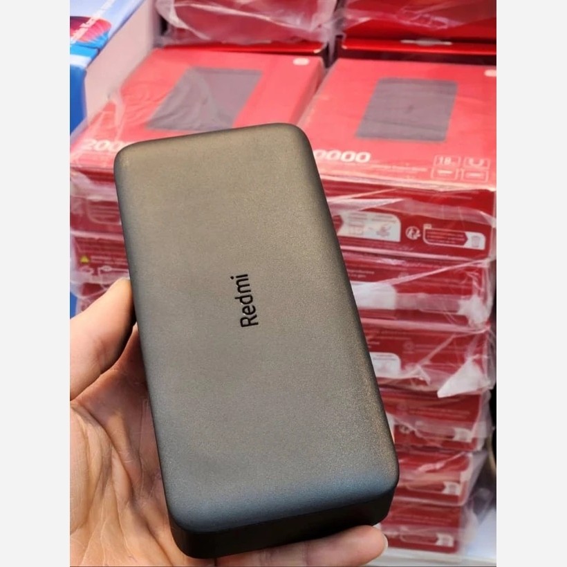 پاوربانک شارژر همراه xiaomi redmi 20000 اصل و اورجینال پک گلوبال کیفیت عالی