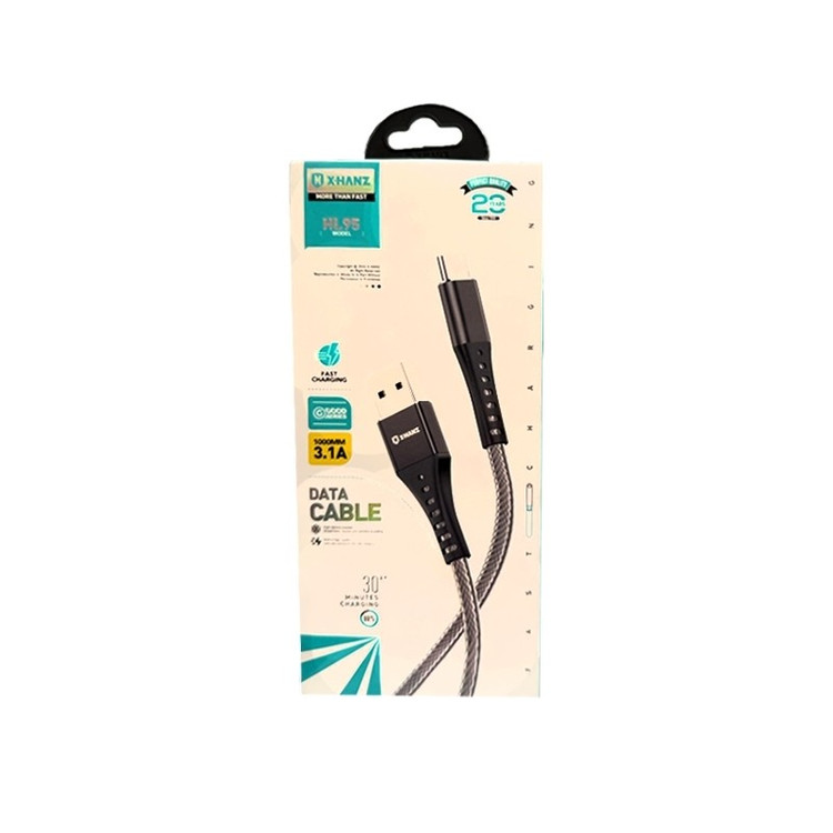 کابل شارژر TYPE-C برند X-HANZ مدل HL-95 اورجینال