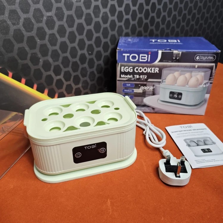 تخم مرغ پز TOBI TB-972 اورجینال توان 200 وات تایمردار لمسی قیمت عالی