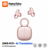 هندزفری بلوتوث زنانه ایرپاد لاله گوش هاینو تکو اصلی OWS H15 کیفیت عالی