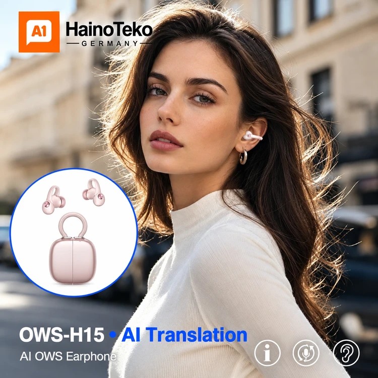 ایرپاد هندزفری بلوتوث زنانه لاله گوشhino teko OWS H15 اورجینال کیفیت عالی عالی