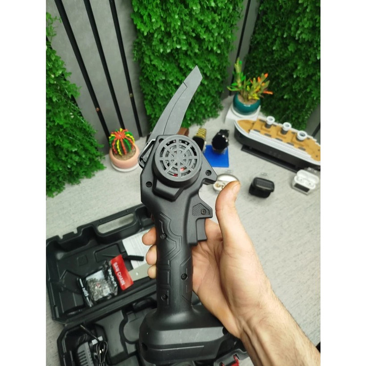 اره شارژی زنجیری CHAINSAW بهمراه 2 باتری 48 ولت قیمت عالی