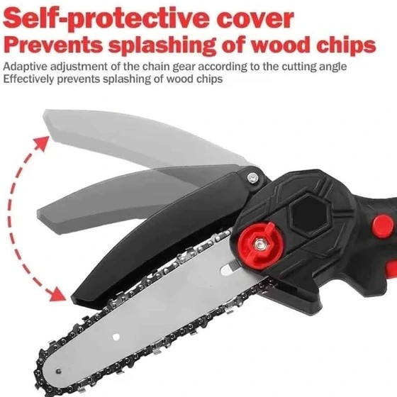 اره زنجیری شارژی CHAINSAW همراه 2 باتری 48 ولت کیفیت عالی