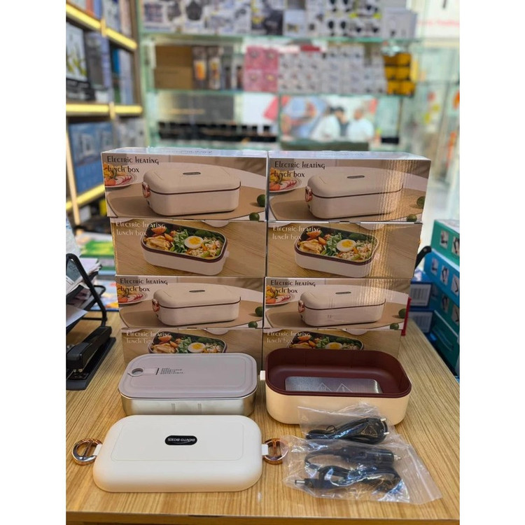 ظرف غذای برقی فندکی خور Electric Heating Lunch Box قیمت عالی