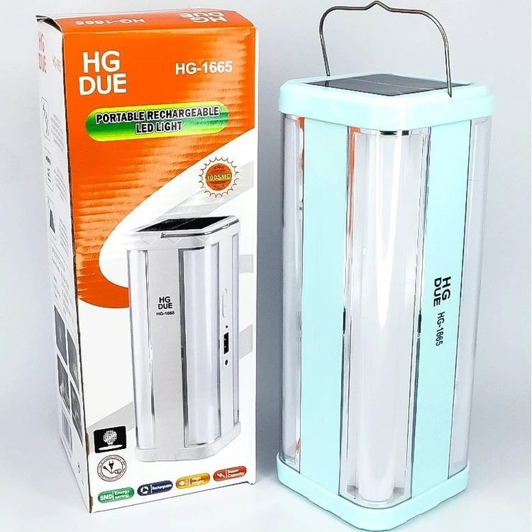 چراغ قوه شارژی خورشیدی HGDUE اصلی مدل HG1665 قیمت عالی