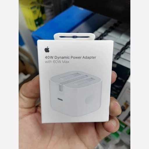 شارژر اورجینال 40W اپل Dynamic Power Adapter با توان خروجی تا 60 وات 3 پین