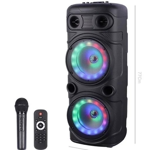 اسپیکر بلوتوثی چمدانی ZQS 8210S شارژی قابل حمل اصلی بهمراه کنترل و میکروفون قیمت عالی