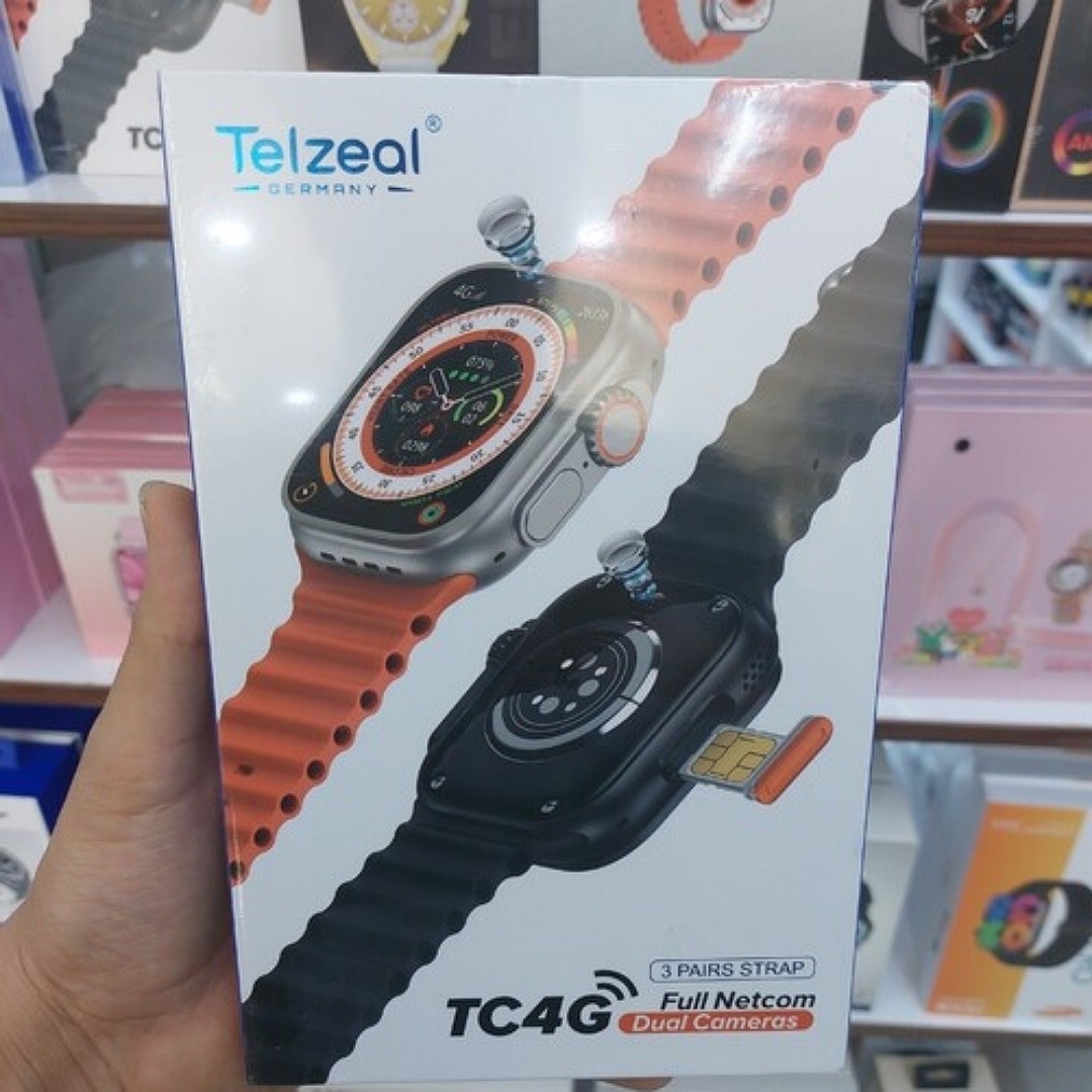 ساعت هوشمند سیم کارت خور Telzeal TC4 تلزیل با 64 گیگ حافظه داخلی 4 گیگ رم و دوربین دوگانه ریجستری قیمت عالی