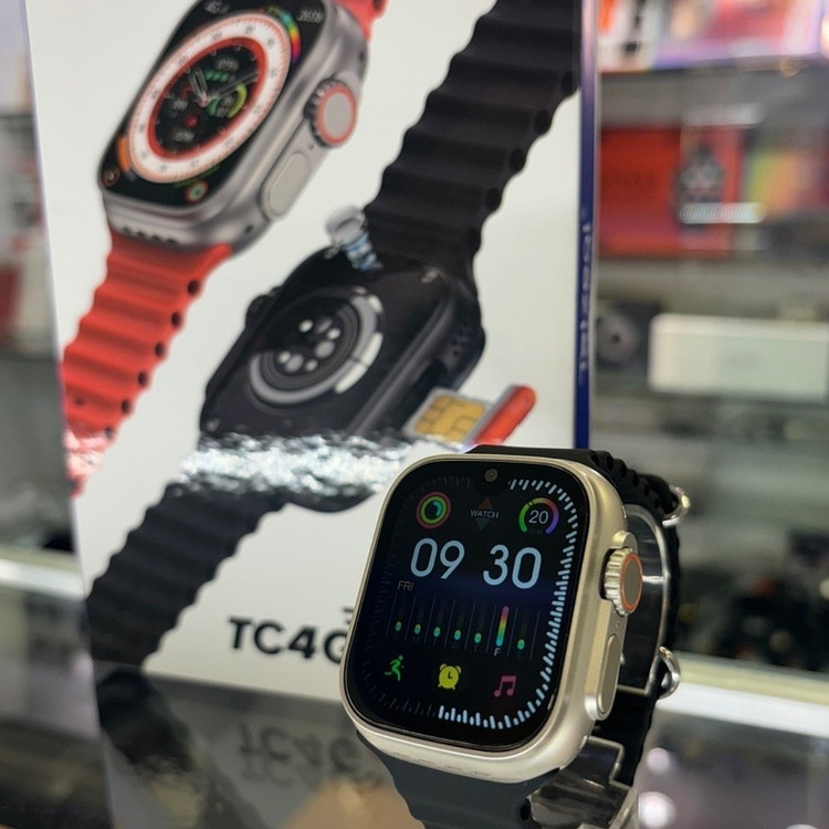 ساعت هوشمند سیم کارت خور Telzeal مدل TC4G ریجستری با 64 گیگ حافظه داخلی و 4 گیگ رم 2 دوربین و 3 بند قیمت عالی