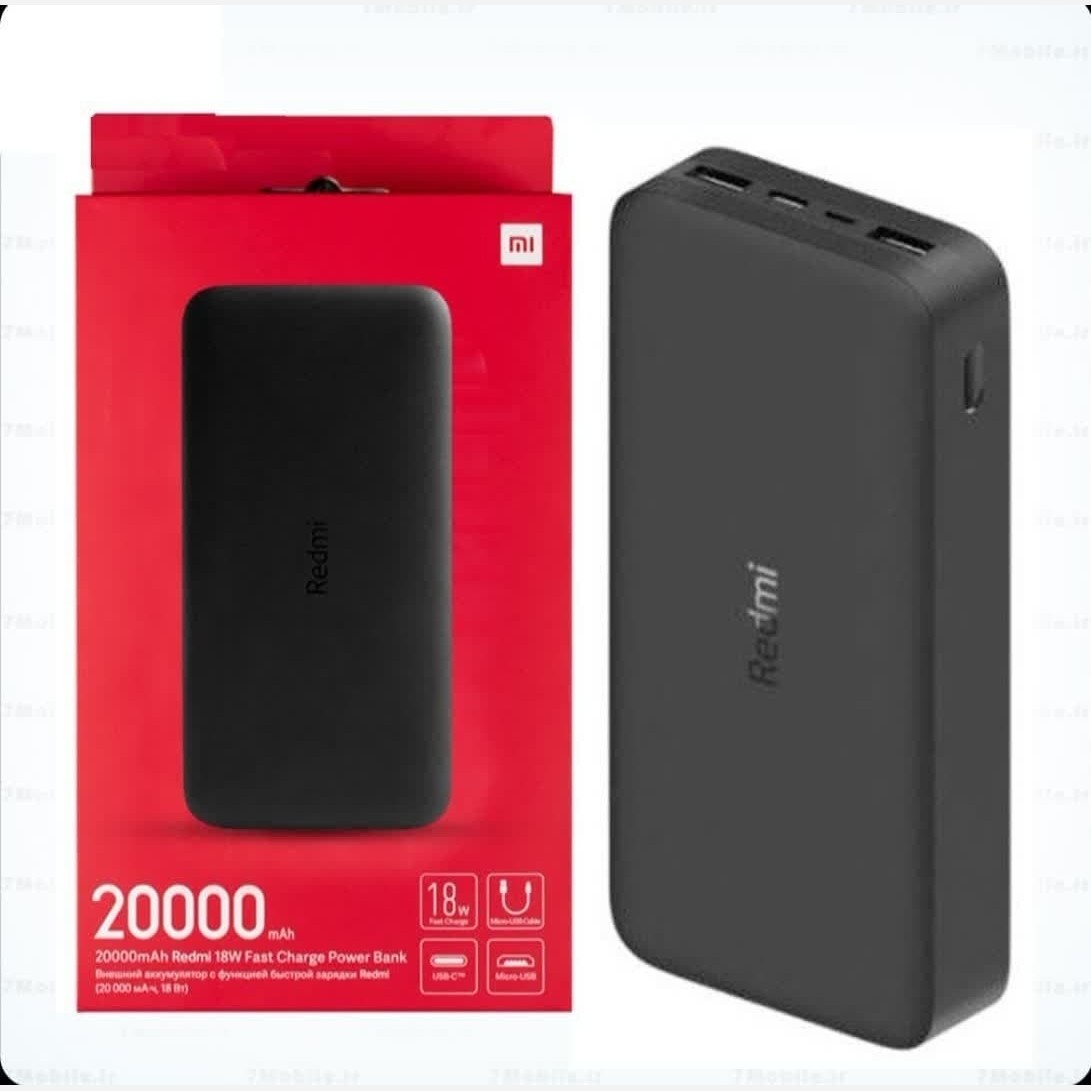پاوربانک شیائومی مدل PB3018ZM ظرفیت 20000 اصل