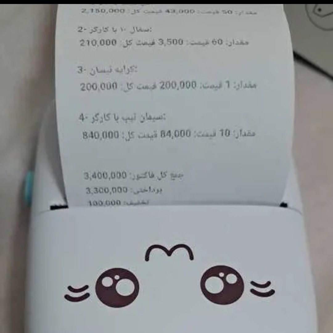 مینی پرینتر مدل خرگوشی