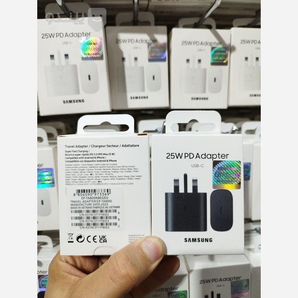 شارژر 25 واتی فست شارژ سامسونگ اصلی مدل EP-TA800