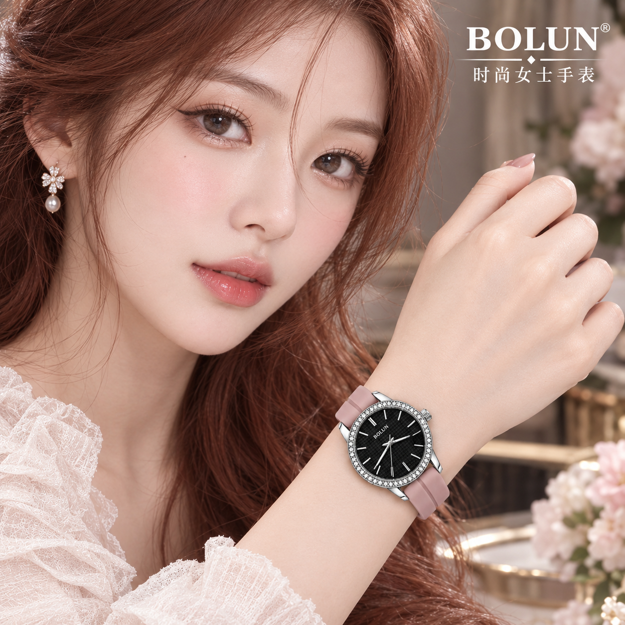 ساعت زنانه بولان BOLUN بند سلکون کالباسی