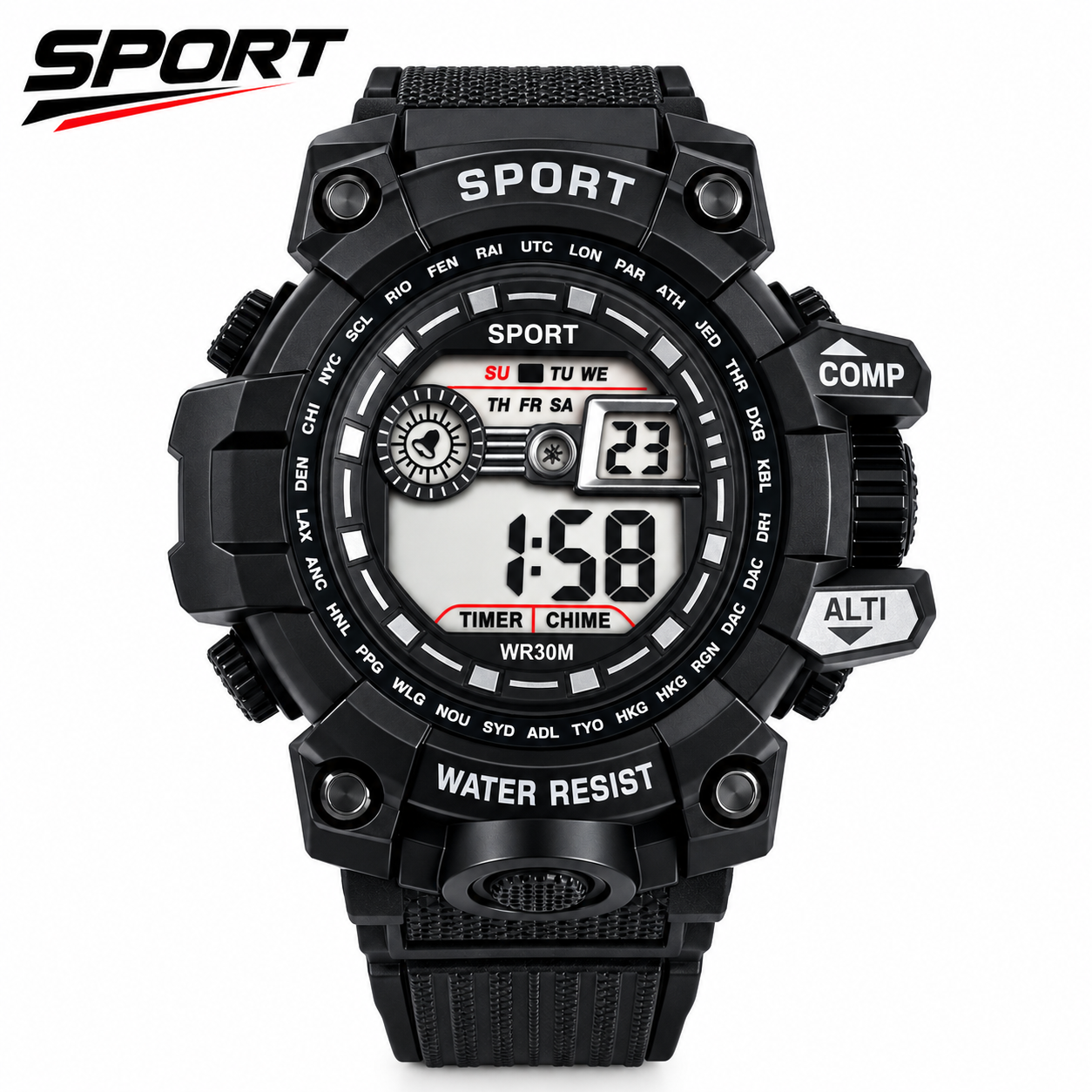 ساعت دیجیتال sport طراحی خاص صادراتی