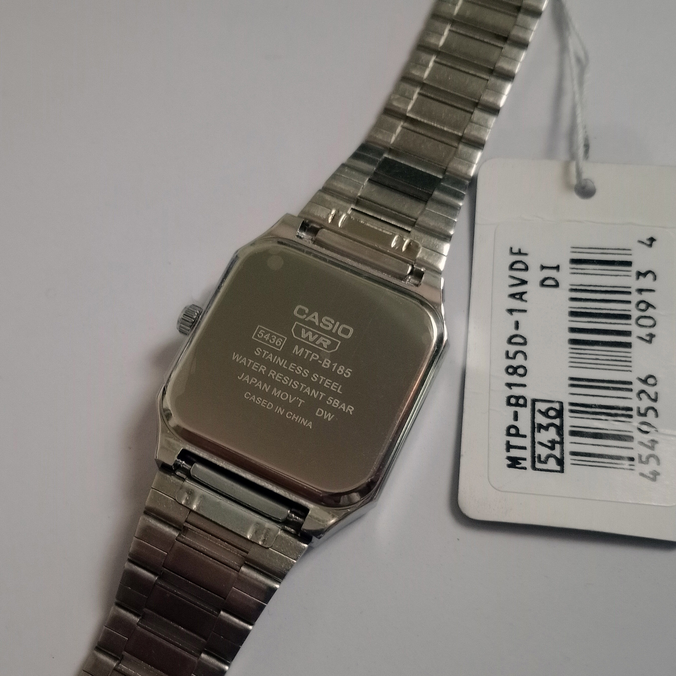ساعت کاسیو CASIO تمام استیل MTP-B185D