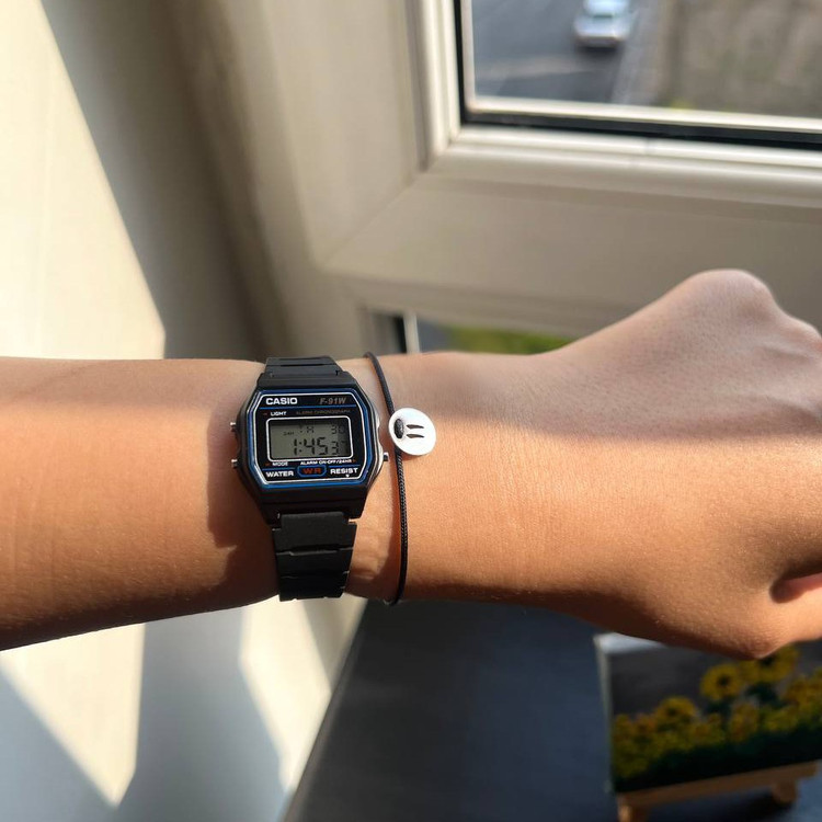 ساعت کاسیو casio زنانه مشکی نوستالوژی مدل F91w