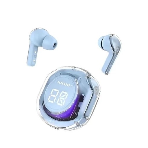 ایرپاد ULTRA PODS PRO شیشه ای مکالمه ضدآب گیمینگ بیس بالا لمسی چراغ RGBبه ضمانت