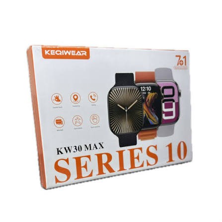 ساعت هوشمند 7بند مدل KW 30 MAX سری 10 ضربان قلب اکسیژن خون فعال