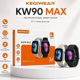 ساعت هوشمند KW90 MAX سه 3 بند سری 10 ورژن 2027 ارسال فوری
