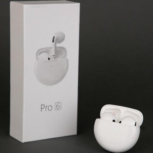 ایرپاد PRO6 دو گوش ورژن 5/3 جدید باطری بزرگ لمسی 2026 airpods ارسال فوری فروش ویژه