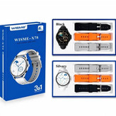 ساعت هوشمند WISME-X78(3عدد بند)سری 11 سوپر امولد (فروش تک به قیمت عمده)