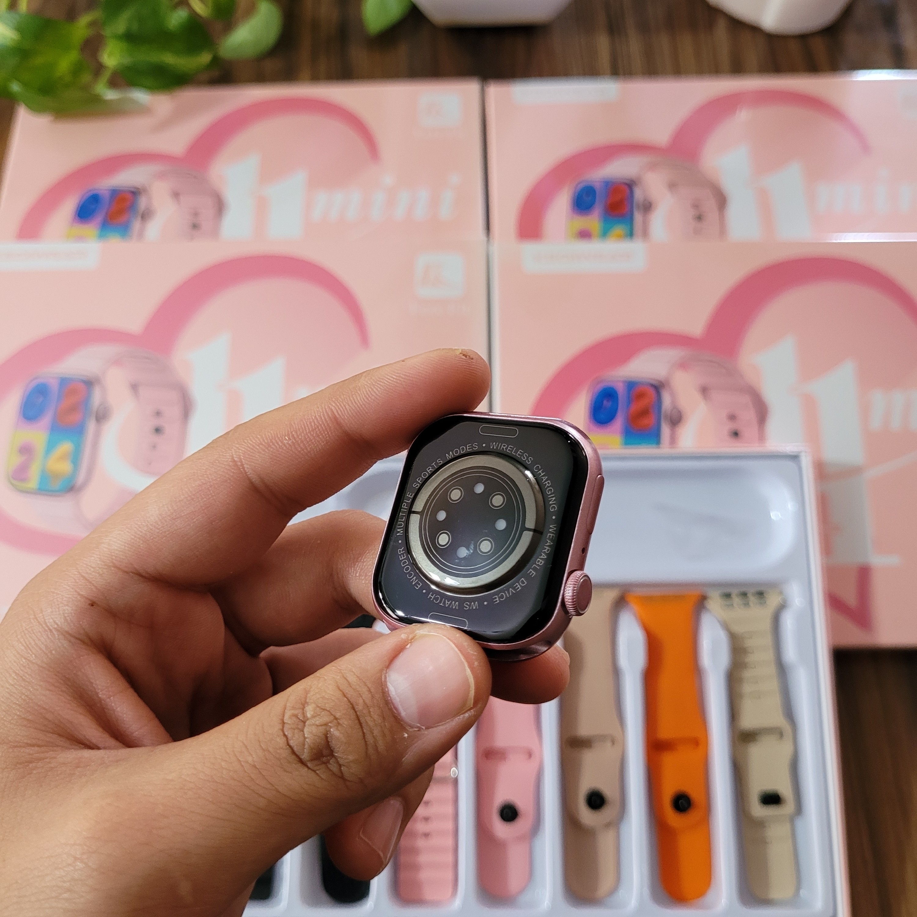 ساعت هوشمند KW87 MINI هفت بند ورژن 2027 تمام صحفه اورجینال ارسال سریع