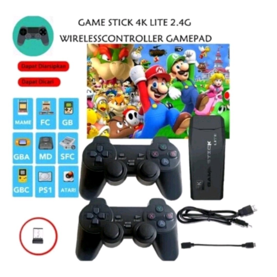 گیم استیک لایت اصل دارای 20 هزار بازی Game stick Lite
