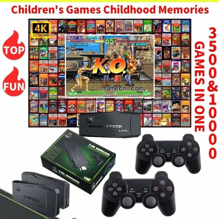 گیم استیک لایت اصل دارای 20 هزار بازی Game stick Lite