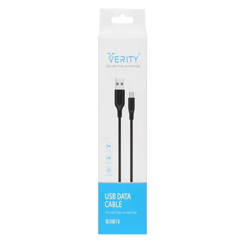 کابل شارژ تایپ سی Type C وریتی VERITY مدل CB 3146 متراژ 1 متر