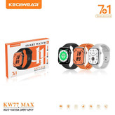 ساعت هوشمند kw77 Max با 7 بند جذاب