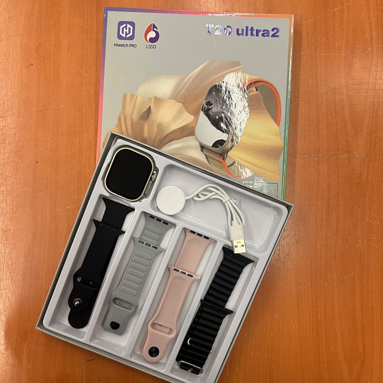 ساعت هوشمند T20 ULTRA2 با 4 بند اضافه
