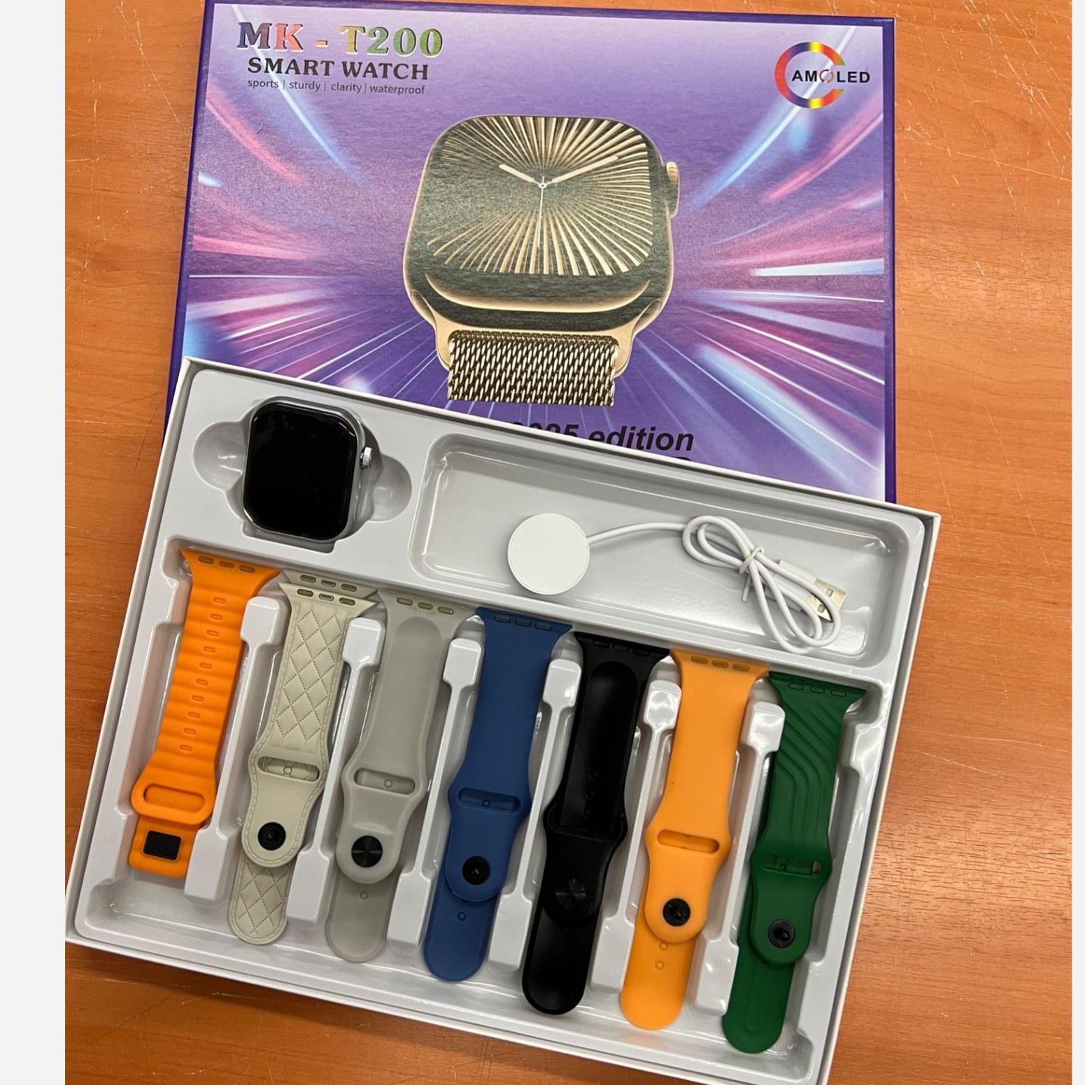 ساعت هوشمند MK T200 با 7 بند اضافه