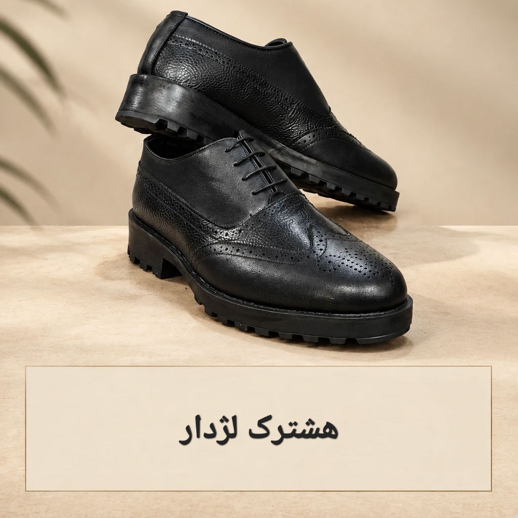 کفش مردانه چرم صنعتی