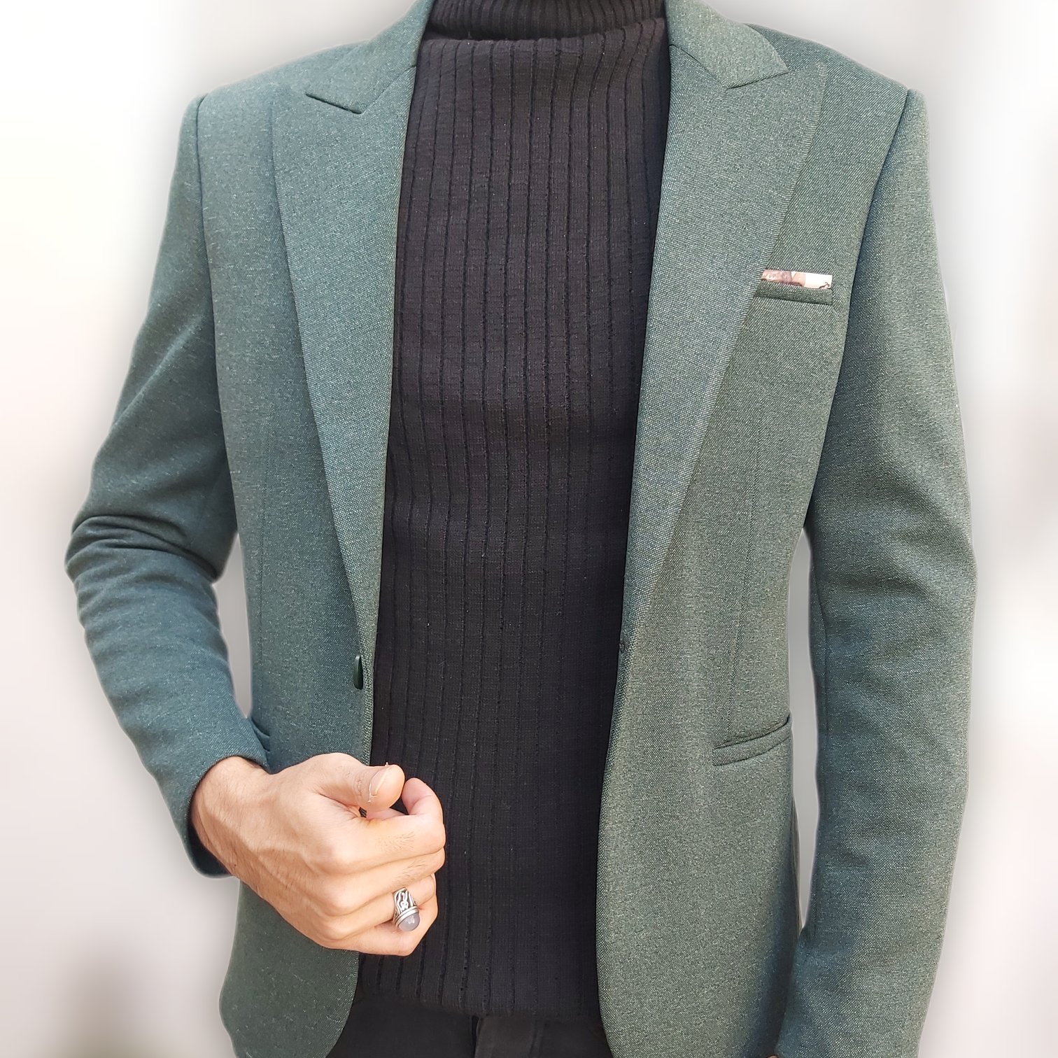 کت تک اسپرت PIOUS پارچه کاردینال طرح ایتالیایی