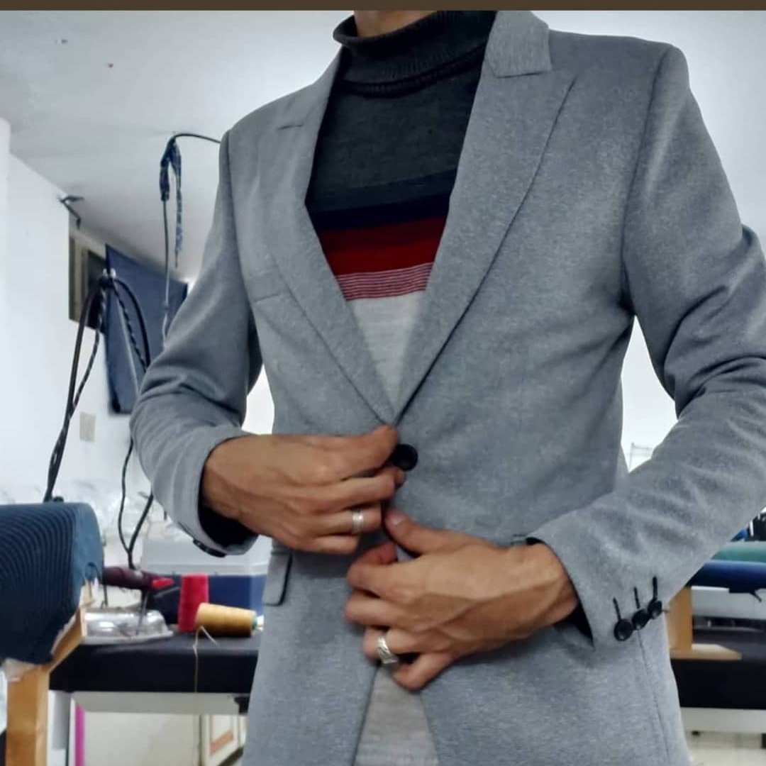 کت تک برن PIOUSاسپرت پارچه ملانژ
