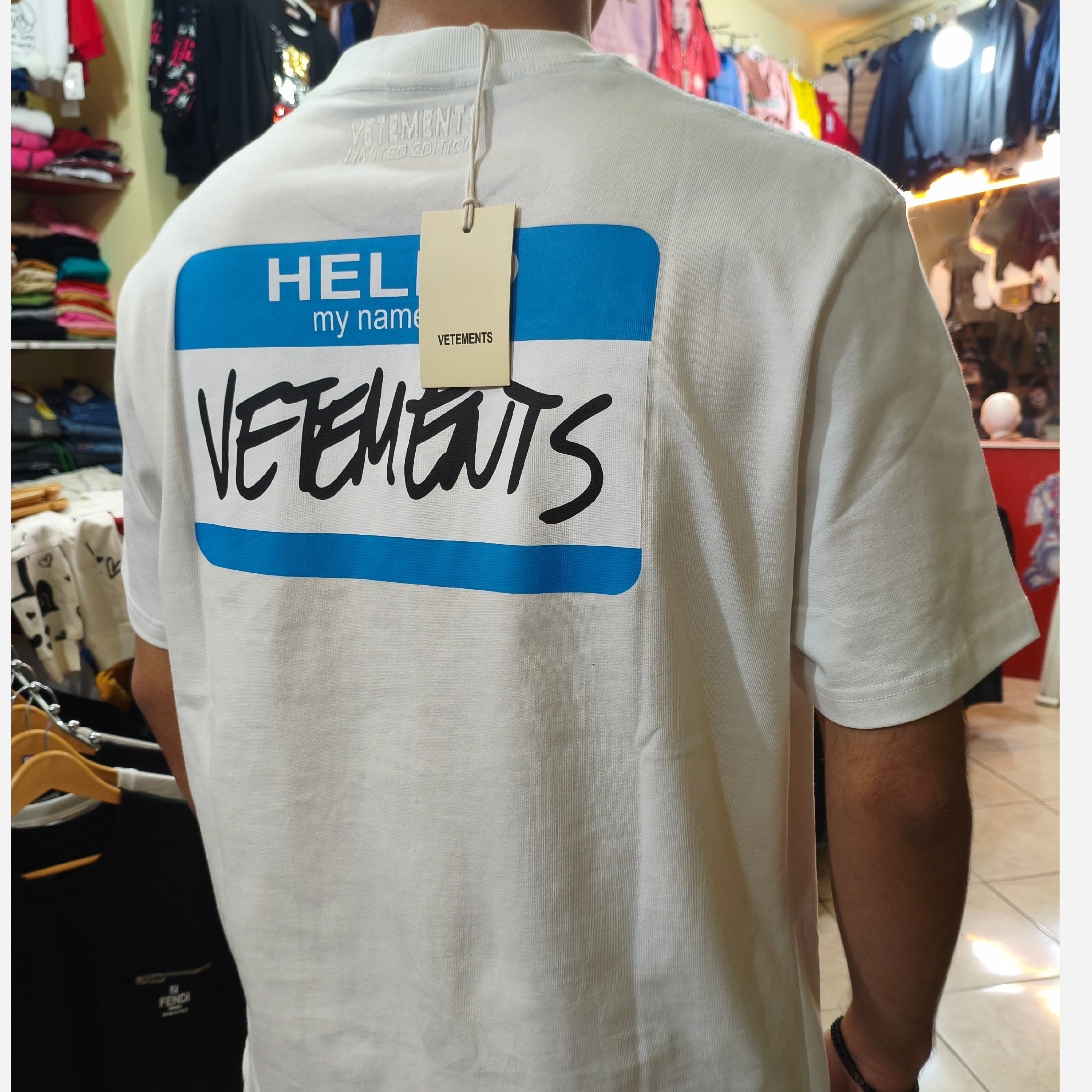 تیشرت وارداتی برند Vetements پنبه 100 درصد گرم بالا با ضمانت