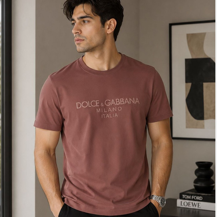تیشرت وارداتی برند Dolce پنبه خالص گرم بالا با ضمانت