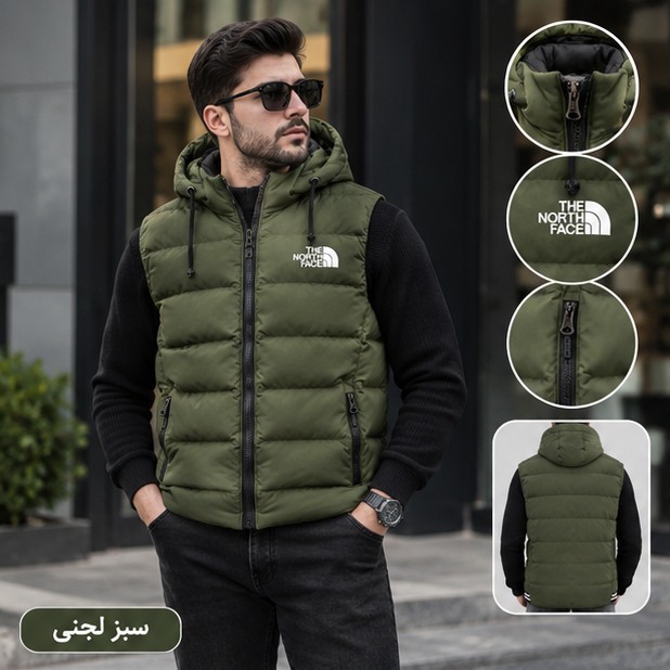 پافر طرح نورث فیس داخل خز دار ضمانتی