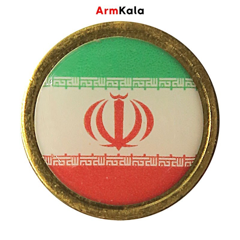 بج پرچم ایران طرح گرد