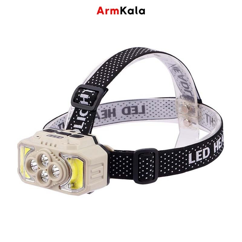 چراغ پیشانی شارژی سنسوردار مدل HX-815S