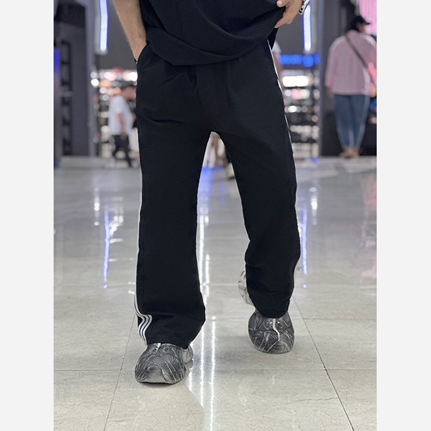 شلوار کتان بغل سه خط
