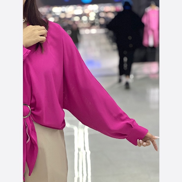 شومیز گره ای کرپ